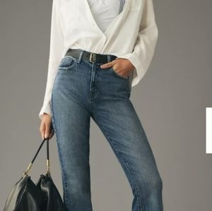 Modern american High Rise Flare Light Wash Jeans 31 Anthropologie Denim